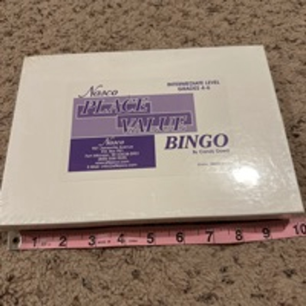 Nasco Place Value Bingo Grades 4-6 White Purple